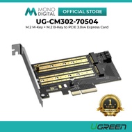 UGREEN M.2 M-Key + M.2 B-Key To Pci-E 3.0 X4 Express Card Support M.2 Ssd 2230 / 2242 / 2260 /2280 (