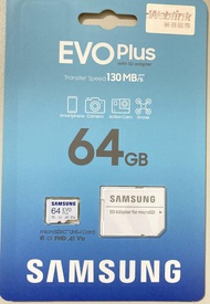 三星 EVO Plus microSDXC UHS-I U1 A1 V10 64GB記憶卡，$99含稅不含運。