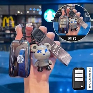 Foldable Car Key Case for MG Key Case MG EP MG ZS Car Keychain MG5 MT Car Key Case MG