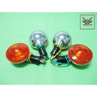 YAMAHA DT100 DT125 DT175 DT250 DT400 RS100 RS125-FR&RR TURN SIGNAL SET // Front-Rear