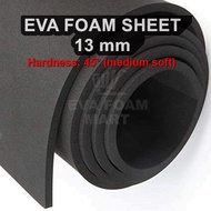 13mm EVA Foam Sheet Cosplay Prop Foams DIY art craft 40 x 80inch / 45.5 x 71inch / Hardness: medium 