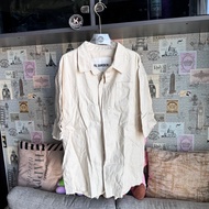 Jil Sander Shirt Calico Cream Denim