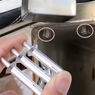 30 Pcs Hammer Drive Expansion Nails Head Piercing Rivet - Aluminum Alloy Expansion Rivets Rod Screws