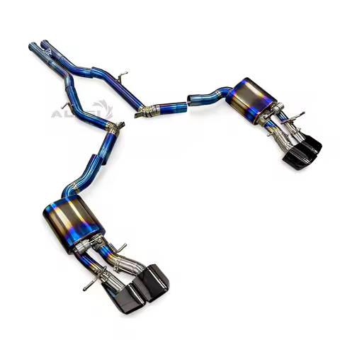 Titanium Catback Exhaust for Mercedes Benz AMG E63 W212 6.2L 2009-2013 Titanium High Performance Cat