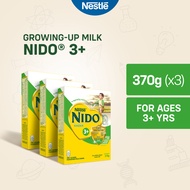 NIDO 3+ Powdered Milk Drink For Pre-Schoolers Above 3 Years Old 1.1kg (370g - Pack of 3)