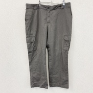 Dickies 工裝褲，工作褲，拉鍊門襟，灰色，W40 碼，古著。