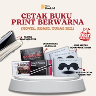 PRINT COLORED BOOKPAPER PRINT NOVEL COMIC ASSIGNMENT MAGAZINE SIZE A5 B5 A4 HARDCOVER SOFTCOVER