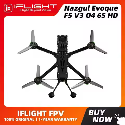 IFlight Nazgul Evoque F5 V3 O4 6S HD Drone BNF With O4 Air Unit Pro / XING2 2207 1750KV Motors For F