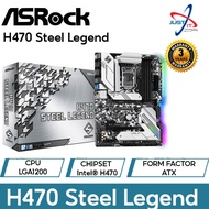 Asrock H470 Steel Legend Lga1200 Gaming Motherboard