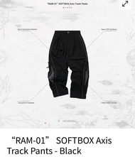 Size 3 “RAM-01” SOFTBOX Axis Track Pants - Black goopi Goopimade