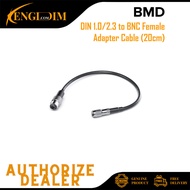 Blackmagic Design DIN 1.0/2.3 to BNC Female Adapter Cable (20cm)