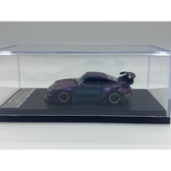 Ready Stock Immediate Shipping SW Alloy 1: 64 Porsche RWB993 Low-Tail Version Chameleon Color Matchi