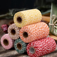2mm Thick Butchers String Cotton Twine Meat Prep Trussing Turkey DIY Handmade Braided Barbecue Strin