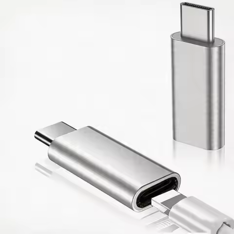 2-Pack Lightning to USB C Adapter for iPhone 16/15 Series, iOS Samsung, Charging Data Sync Type C Co