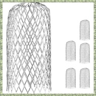 (C Z G L) 6 Pack Gutter Guard 3 Inch Expandable Aluminium Filter Strainer Gutter Downspout Guard for