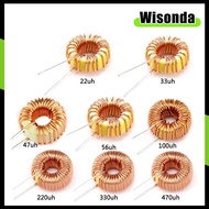 5pcs Toroid Inductor 3A Winding Magnetic Inductance 22uH 33uH 47uH 5647uH 100uH 220uH 330uH 470uH In