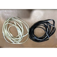 3 Meter Car Body kit Rubber Seal Lining Rubber Skirt Lining Rubber Skirting Lining White/Black