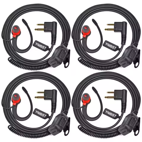 G-Shaped Walkie Talkie Earpiece Security Headset with Mic Compatible with Motorola CP040 CP140 CP88 