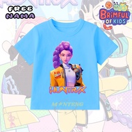 KPOP DEMON HUNTER CHILDREN'S T-SHIRT FOR GIRL'S/ RUMI KPOP DEMON HUNTER CHILDREN'S T-SHIRT FREE NAME