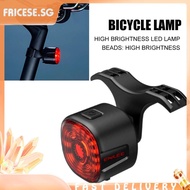[fricese.sg] LED Bike Light 6 Lighting Modes Bike Safety Rear Lights Night Riding Accessories