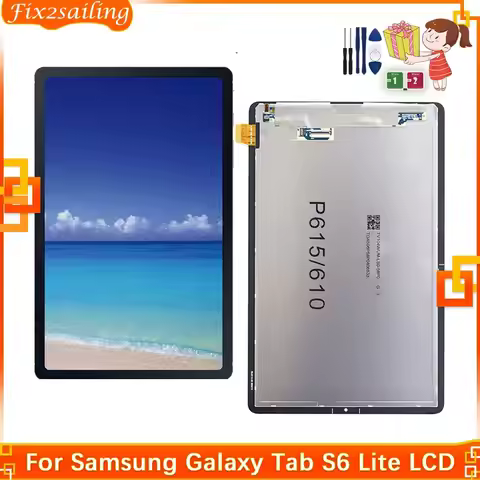 LCD 10.4'' For Samsung Galaxy Tab S6 Lite P610 P615 SM-P610 SM-P615 LCD Touch Screen Panel Digitize 
