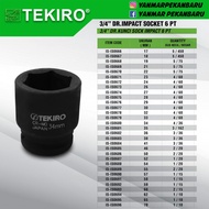 TEKIRO 3/4" INCH DR. IMPACT SOCKET WRENCH 6 PT 17-55 MM