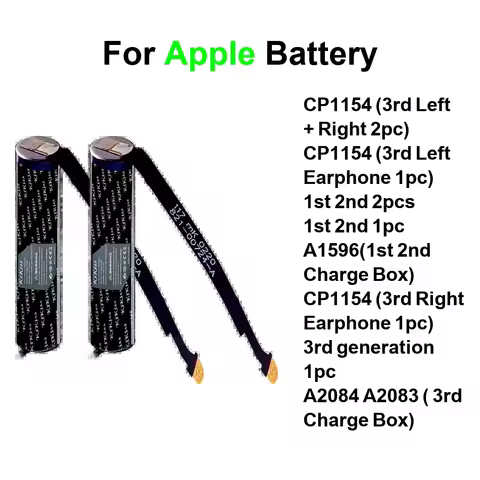 CP1154 (3RD Battery For Apple Airpods 1 2 3 Pro 3RD 1ST 2ND
