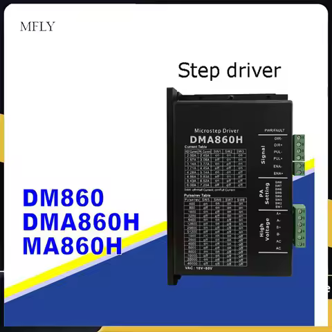 DMA860H Step Driver Dsp Microstep Driver Ac18~80v Dc24-80v 2 Phase