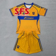 【SFS】 2025-26 Tigers Jersey Football Soccer Jersey Kid and Adult  Kit（Top+shorts）