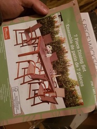 mahattan dining set 7PC 639662 單賣1個椅子 木椅 好市多代購