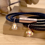 白爛貓蛇麼攏賀系列-好運連連編織皮革手環(贈開運水晶樹)