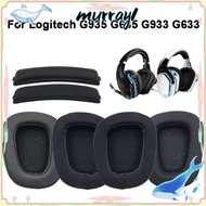 MURRAY 1Pair Ear Cushion Cover, Gaming Headphone Replacement Ear Pads,  Foam Accessories Sponge Head