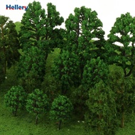 [Hellery] 18pcs Mixed Model Tree Train Trees Railroad Scenery Tree Architecture Trees for DIY Scener