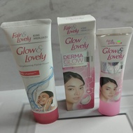 Fair lovely glow &amp; lovely paket cream derma glow 23gr dan facial foam 50gr bpom