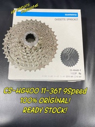 SHIMANO ALIVIO HG400 CASSETTE CS-HG400 CASSETTE 11-28T 11-36T 9 Speed Original SHIMANO MTB Cassette