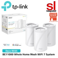 TP-LINK DECO BE65 BE11000 TRI BAND WHOLE HOME MESH WIFI 7 SYSTEM - (1 / 2 / 3 PACK)