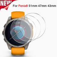 Watch Tempered Film Compatible for Garmin Fenix 8 51MM 47MM 43MM Watch Screen Anti Scratch Protector
