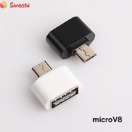 Micro V8 Male to USB A Female Converter Adapter Compatible with Micro V8 Devices