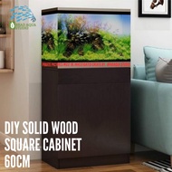 AQUARIUM DIY Solid Wood Square Cabinet 60CM 100% Waterproof & Single Door