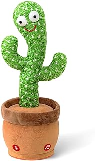 Vrtdlitg Baby Toys Talking Dancing Cactus with Lights and Music, 120 Songs Plush Toys for Kids, Christmas Birthday Gifts for Girls Boys