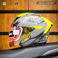 หมวกกันน็อค ID E-tron ทรงเปิดหน้า สปอร์ต มีให้เลือก 5 ลาย 4 Size M=> XXL จากค่าย Index ต้อง เผื่อ 1 