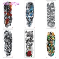 Full arm tattoo stickers waterproof arm tattoo stickers ️ST