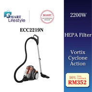 Sharp 2200W Vortix Cyclone Action Bagless Vacuum Cleaner ECC2219N