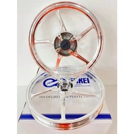 FG511 ENKEI CHROME CNC SPORT RIM Y15ZR RS150 511 Y15 RS150 RS Y16 Y16ZR SILVER FG HONDA YAMAHA HYLOS