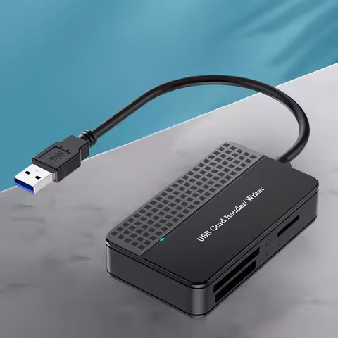 USB 3.0 Type C USB Card Writer 5Gbps Memory Smart Card Reader 20cm Cable Memory Card Writer SD TF CF
