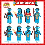 Minifigure Puzzle Characters from the movie Avatar 2: Water Flow - Creative Assembling Toy - FD1006