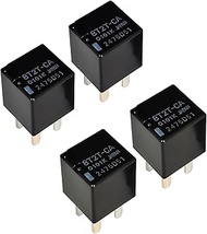4 Pack 8T2T-CA 8T2T-0101K-CA High Power 12VDC Relay - Direct Replacement for 5L3Z-14N089-AA and 8T2Z