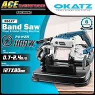 [ Okatz ] 5" /1100W Portable Band Saw | Wood & Metal Cutting Machine & Aluminium Cutter BS127