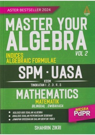 Master Your Algebra SPM/UASA Linear Equation Algebric Expression Mathematics Bilingual Form 1-2-3-4-