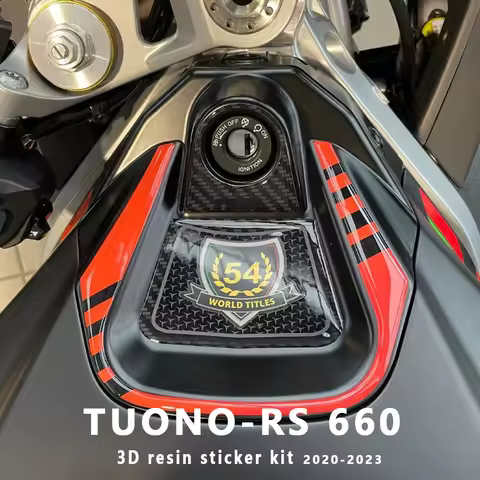 RS660 2023 3D Epoxy Sticker Protection Kit Tank Pad Anti Scratch Decal Non-slip For Aprilia RS660 Tu